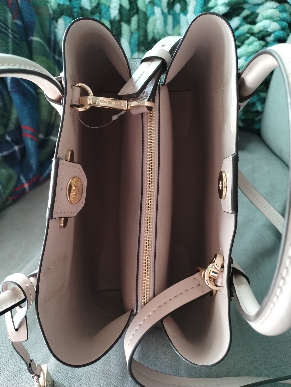 Michael Kors Mercer Gallery Small Signature Logo Satchel NWT - Picture 10 of 11